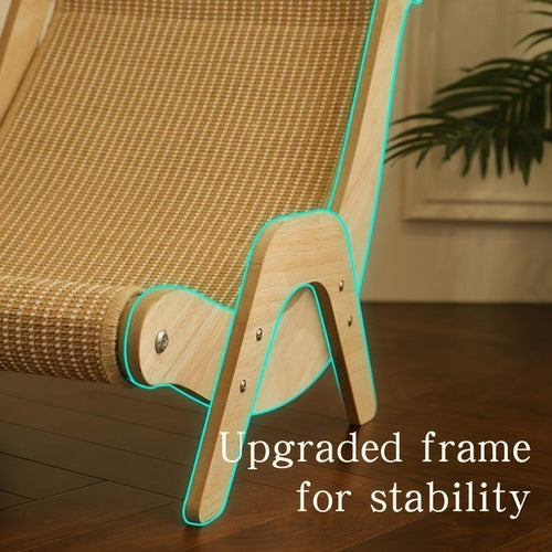 2-In-1 Cat Hammock And Scratching Post Durable Linen Rope Pet Rest