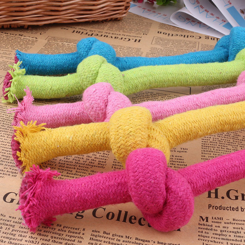 Pet cotton rope molar toy