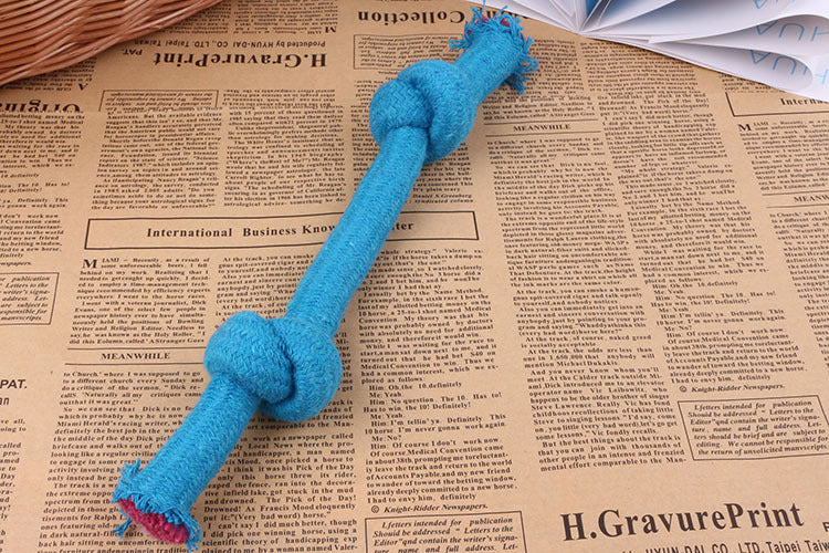 Pet cotton rope molar toy