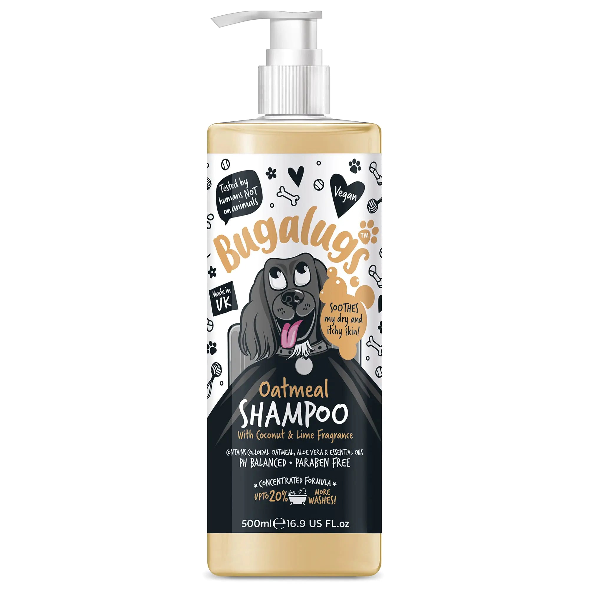 OatSoSoft Vegan Dog Shampoo with Aloe Vera
