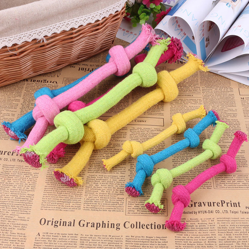 Pet cotton rope molar toy