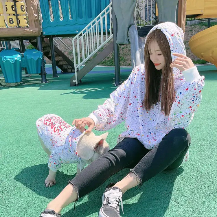 Pet Parent-Child Matching Two-Legged Dog Clothes