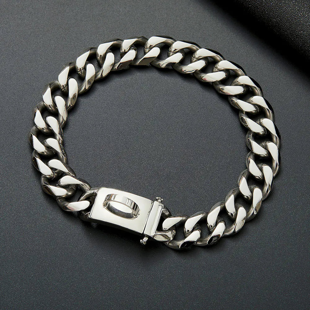 Stainless Steel Dog Leash and Collar for Medium/Large Dogs