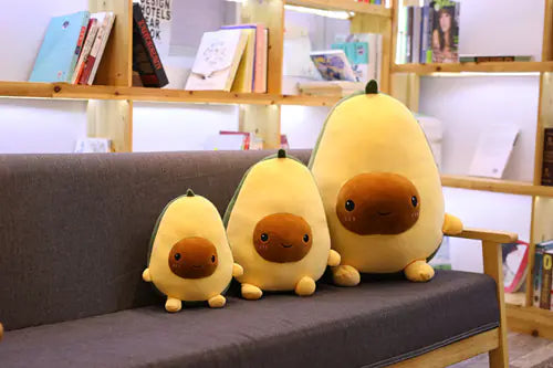 Avocado Plush Toy, Soft Toy - Cuddly Avocado Figure