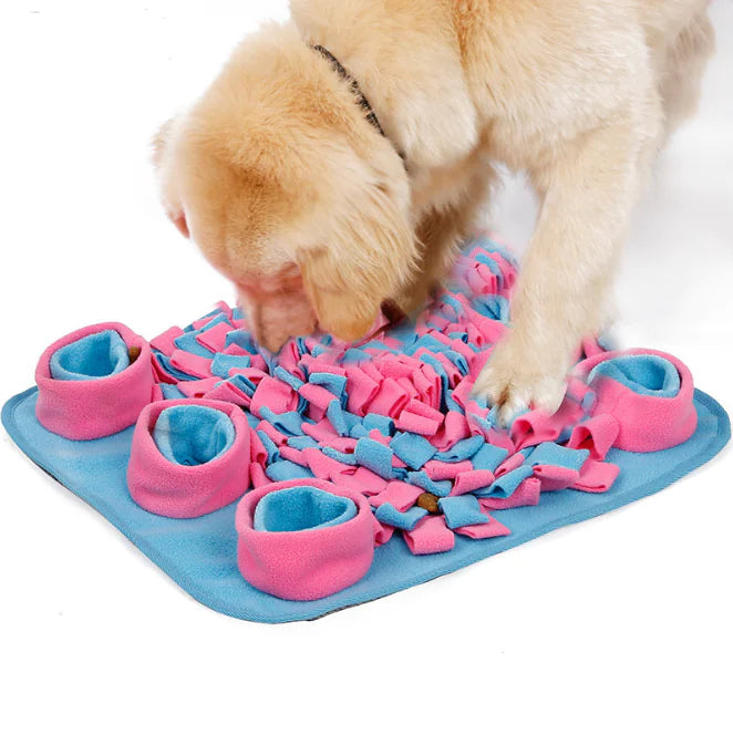 Pet Snuffle Mat for Dogs and Cats - Slow Feed Bowl