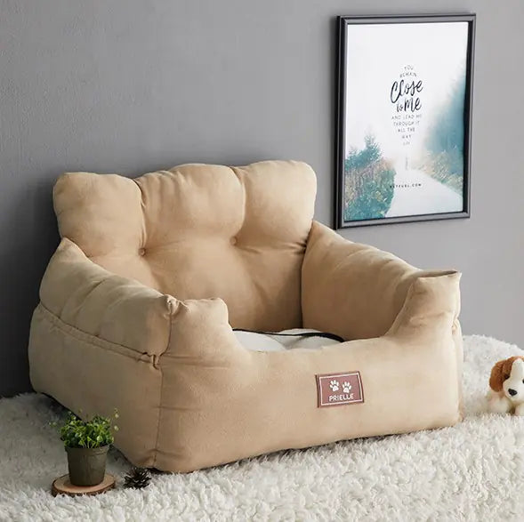 Pet Car Seat Cover for Dogs - Teddy Dog Bed