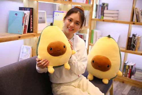 Avocado Plush Toy, Soft Toy - Cuddly Avocado Figure